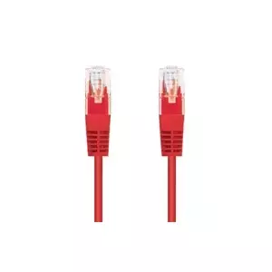 Tīkla kabelis C-TECH CB-PP5-025R UTP Cat5e 0.25m Sarkanā