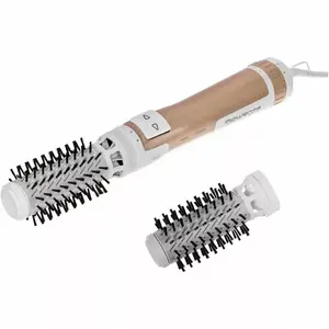 Hot air brush ROWENTA Brush Activ Compact CF9520, 1000 W, 2 brush heads 4/5 cm, ionic, rotating