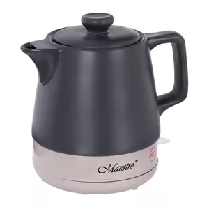 Elektriskais tējkanna Maestro MR-071-BLACK 1 l keramikas, 1200 W, slēpts sildīšanas elements, 360° pamatne
