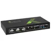 KVM slēdzis Techly 2x1 USB HDMI 4Kx2K IDATA KVM-HDMI2U Photo 2