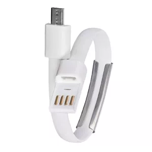 Akyga AK-AD-34 USB kabeļi USB 2.0 USB A uz Micro-USB B Balts