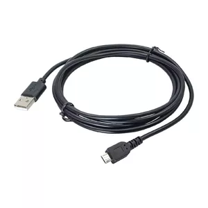 USB kabelis Akyga AK-USB-01 — USB 2.0, Micro‑USB B uz USB A, 1,8 m, melns