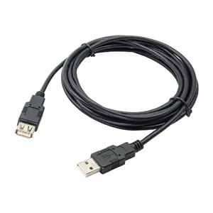 USB A uz USB A kabelis Akyga AK-USB-19, USB 2.0, 3 m, melns