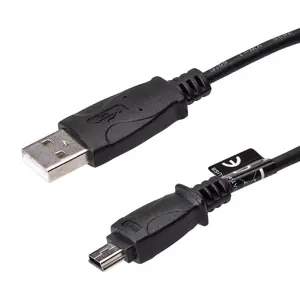 USB kabelis Akyga AK-USB-22 — USB 2.0, USB A uz Micro-USB B, 1 m, melns
