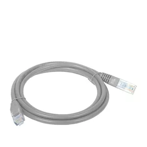 Сетевой кабель A-LAN KKU5SZA2 U/UTP Cat5e 1 м, AWG 26/7, 100 МГц, RJ-45 штекер–штекер, серый, ПВХ оболочка