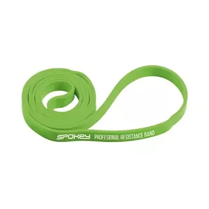 Resistance band SPOKEY POWER II, rubber tube 11–19 kg (light), green