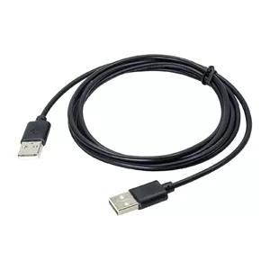 USB kabelis Akyga AK-USB-11 USB 2.0, USB A uz 2× USB A, 1,8 m, melns
