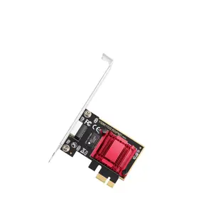 Iekšēja Ethernet tīkla karte Cudy PE25 PCI Express 2.5 Gbit/s RJ-45, Realtek RTL8125, PCIe pilna/zemā profila