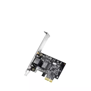Iekšējā PCI Express vadu tīkla karte Cudy PE10, Gigabit 1000 Mbit/s, 1×RJ-45
