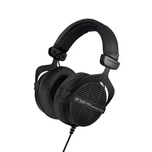 Studijas austiņas Beyerdynamic DT 990 PRO — vadu, slēgtas, apklājjošas (circumaural), 250 Ω, 3 m kabelis, melnas