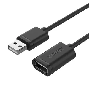 USB kabelis UNITEK Y-C447GBK 0.5m USB 2.0 Melns