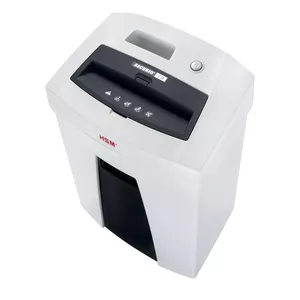 HSM Securio C16 Paper Shredder Strip Shredding 3.9 mm 25 L Capacity 55 dB Black White