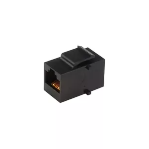 Разъём A-LAN WTM10 RJ45 женский прямой, чёрный, упаковка 100 шт.