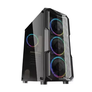 Datora korpuss Darkflash Aquarius Acrylic ATX Melns