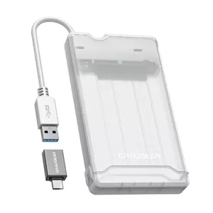 HDD/SSD korpuss GRAUGEAR G-2503-AC alumīnija 2.5" 6 Gbit/s