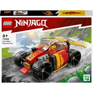 LEGO NINJAGO set 71780 Kai's Ninja Race Car EVO — 94 pieces, 2 minifigures, 3-in-1 build, age 6+