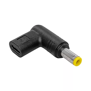 Akyga AK-ND-C01 kabeļa dzimuma maiņas USB-C 5.5 x 2.5 mm Melns