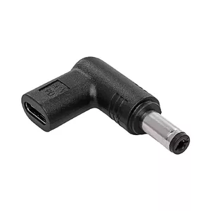 Pāreja Akyga AK-ND-C02 USB-C uz 5.5×2.1 mm, melna