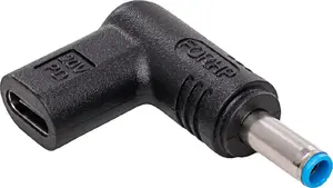 Kabeļa dzimuma mainītājs Akyga AK-ND-C09 USB-C 4.5 x 3.0 mm Melns