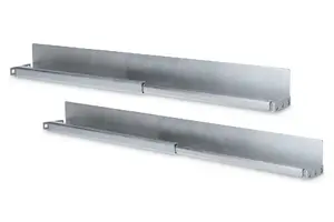Digitus Slide Rails DN-19 GS-SRV for 482.6 mm 19-inch Network and Server Enclosures 1U L-Support Metallic Light Grey