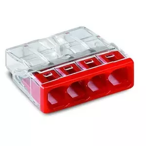 Wago 2273-204 Kompaktais savienojuma spailes 4 vadu 0,5-2,5 mm² 24A 400V