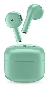 Cellular Line Swag Bezvadu Austiņas Binaurālas Intraaurālas Bluetooth Zaļas ar Iebūvētu Mikrofonu un USB Type-C Uzlādes Portu