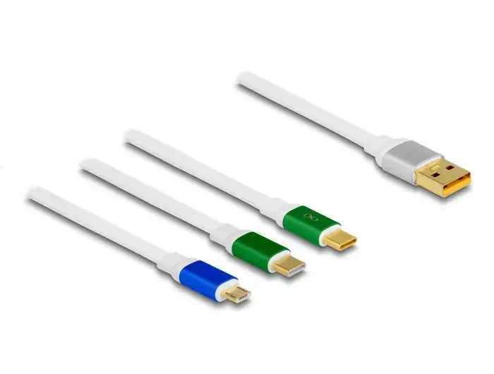 DeLOCK USB 3 в 1 Выдвижной Зарядный Кабель 85358 Photo 3