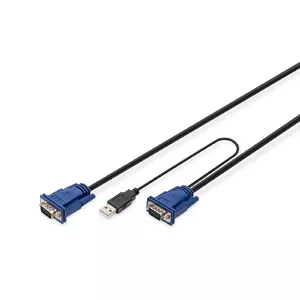 KVM kabelis USB Digitus DS-19233