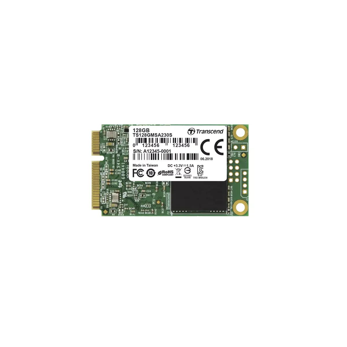SSD disk Transcend 128GB TS128GMSA230S Photo 3