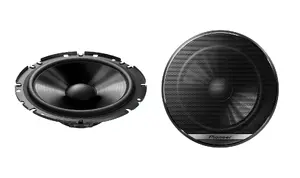 Auto skaļruņi PIONEER TS-G170C apaļi 2‑joslu 17 cm (300 W peak, 45 W RMS, montāžas dziļums 4.97 cm) 2 gab.