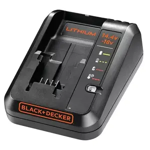 Зарядное устройство Black & Decker BDC1A — для аккумуляторов беспроводных инструментов Black & Decker, чёрное