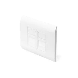 Digitus Wallplate DN-93802 for Keystone Modules French Type 80x80mm RJ-45 White